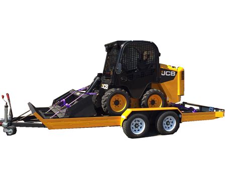 skid steer and trailer|trailers for bobcat skid steers.